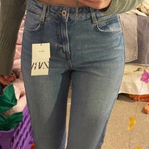 Zara slim fit / mom jeans high rise